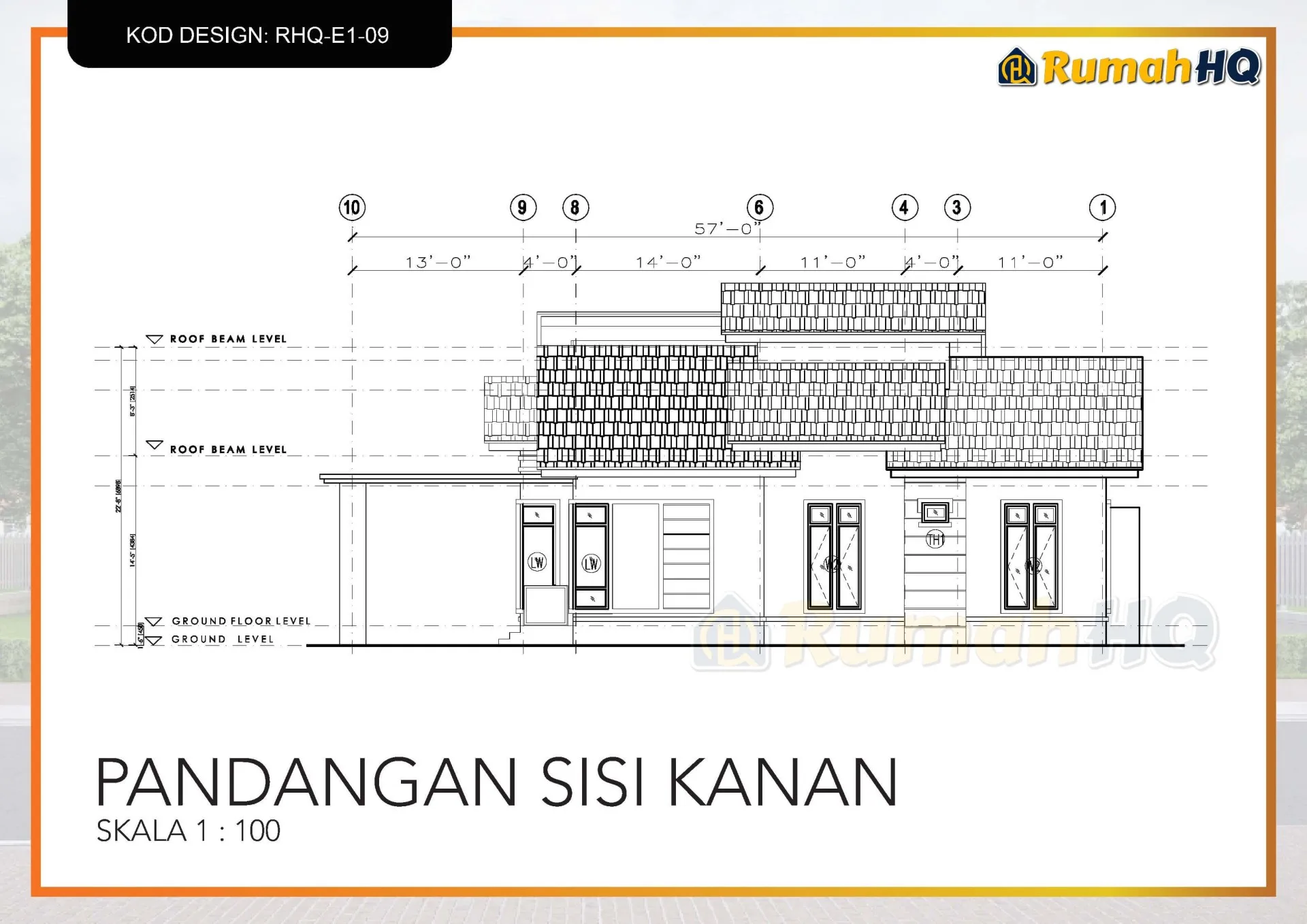 Rekabentuk Design Rumah RHQ E1 09 11
