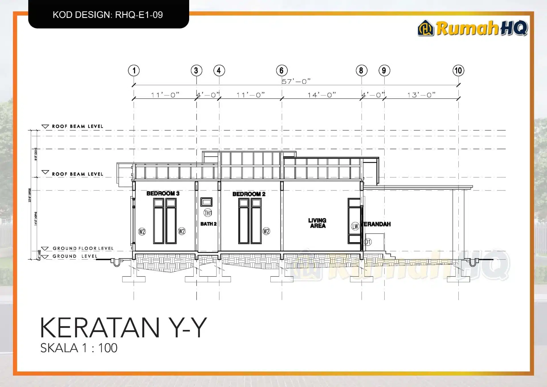 Rekabentuk Design Rumah RHQ E1 09 9