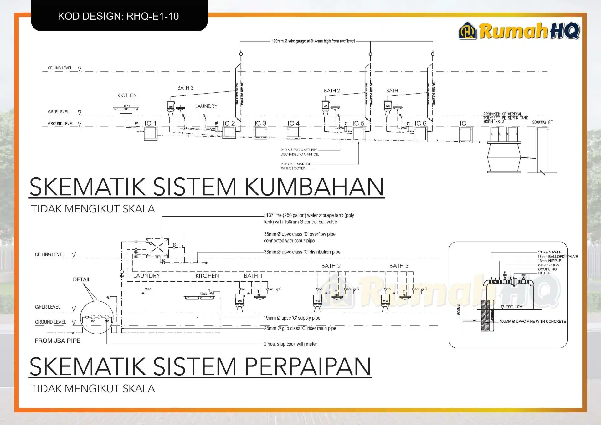 Rekabentuk Design Rumah RHQ E1 10 16