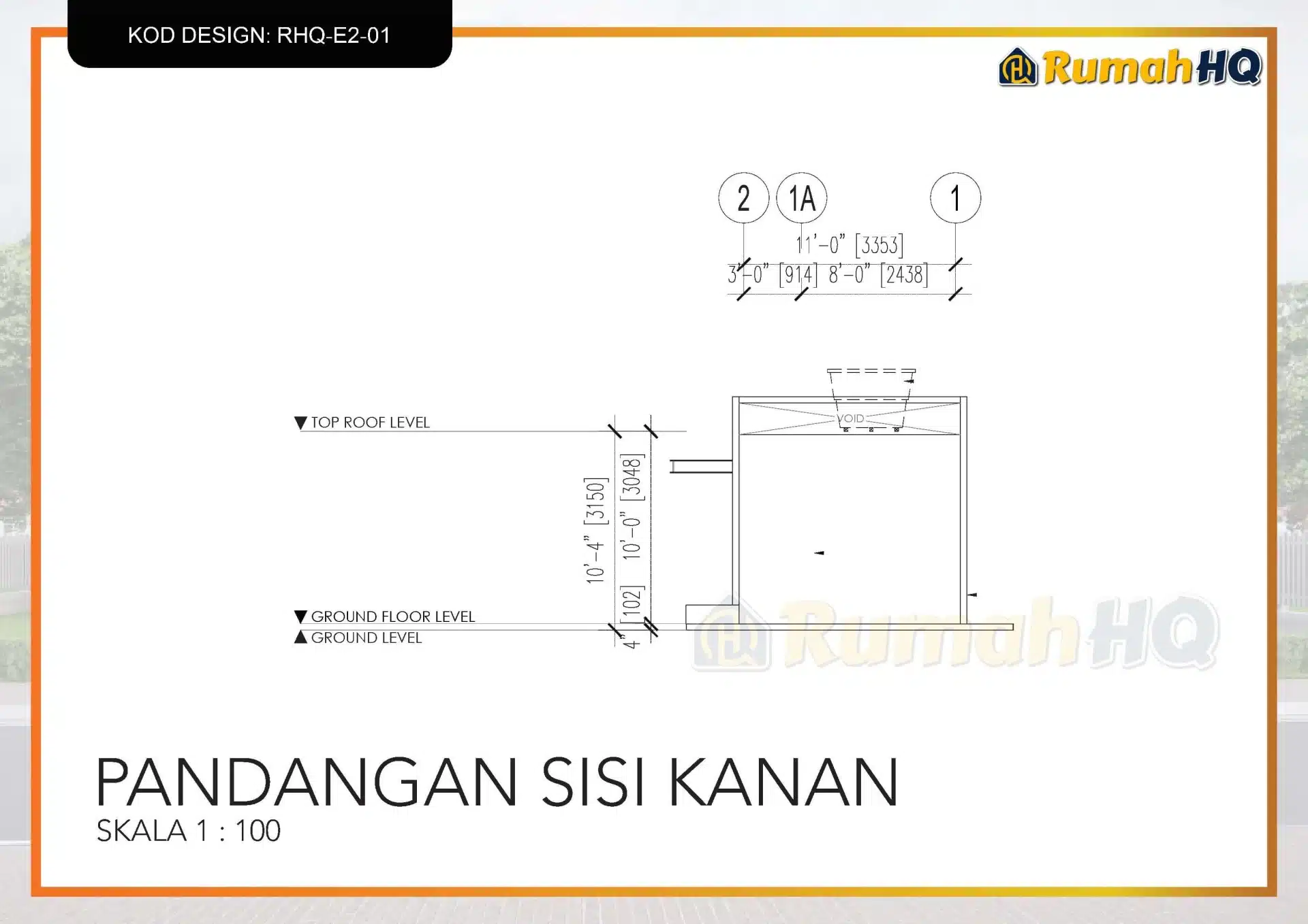 Rekabentuk Design Rumah RHQ E2 01 11