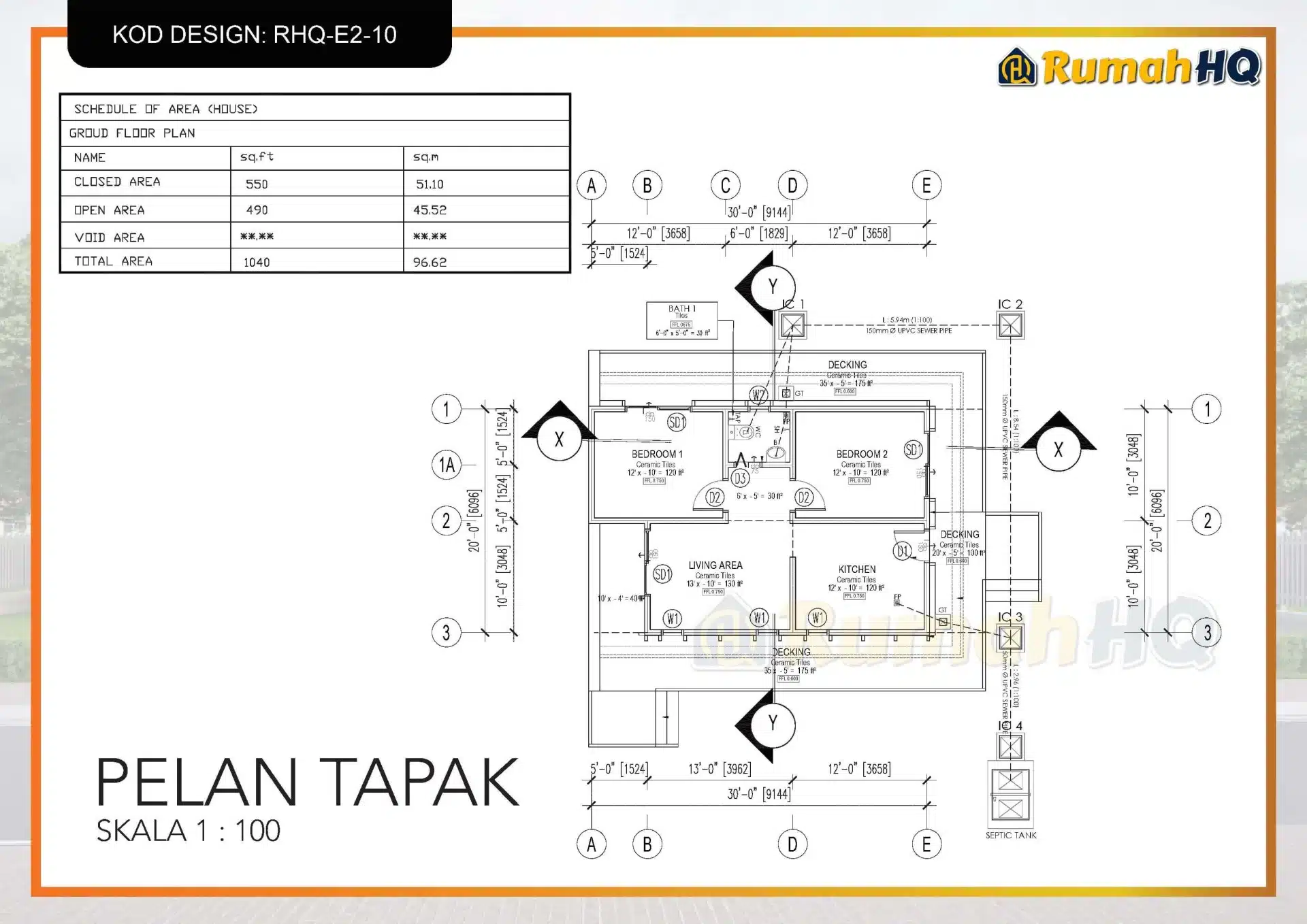 Rekabentuk Design Rumah RHQ E2 10 6