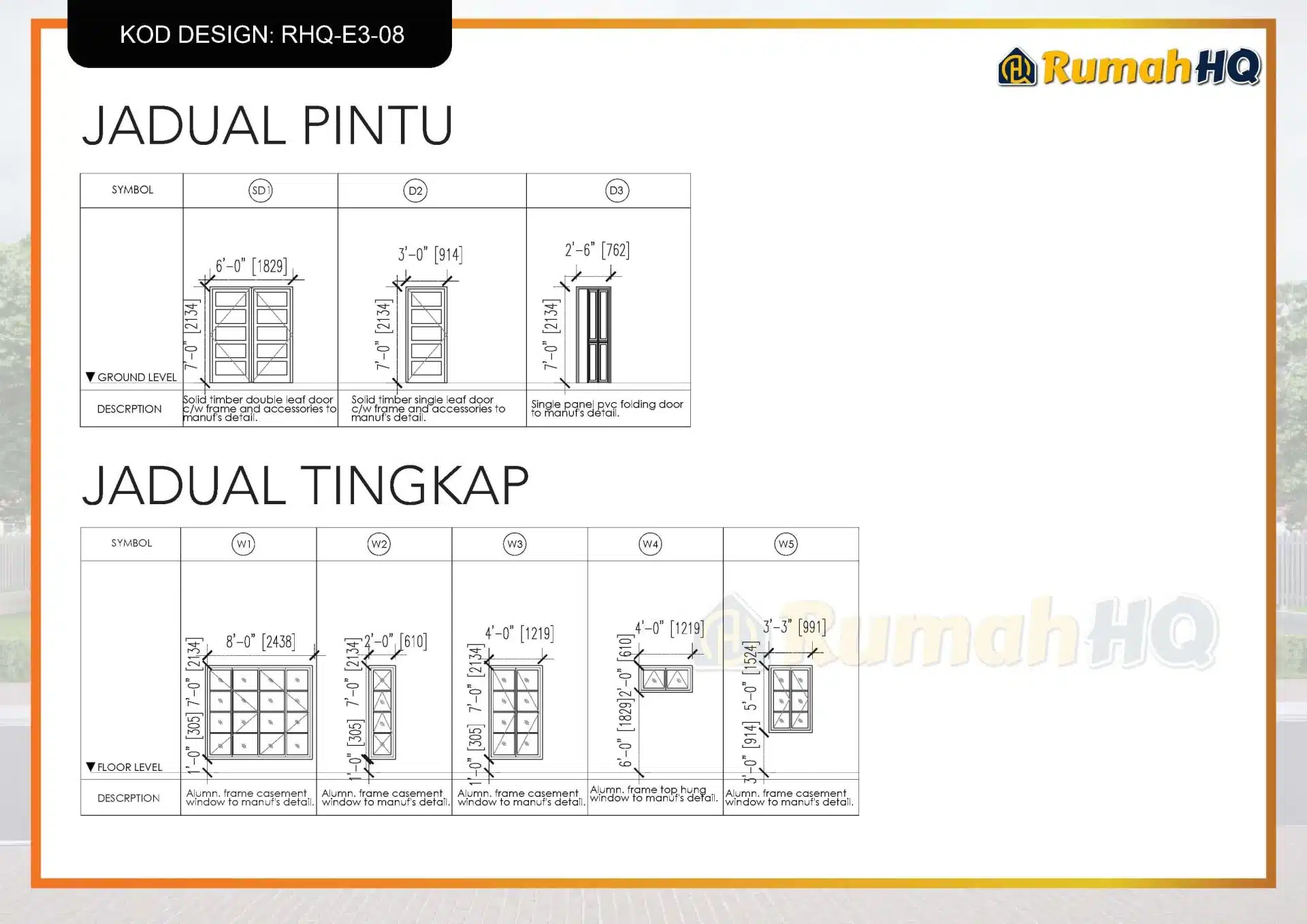 Rekabentuk Design Rumah RHQ E3 08 14