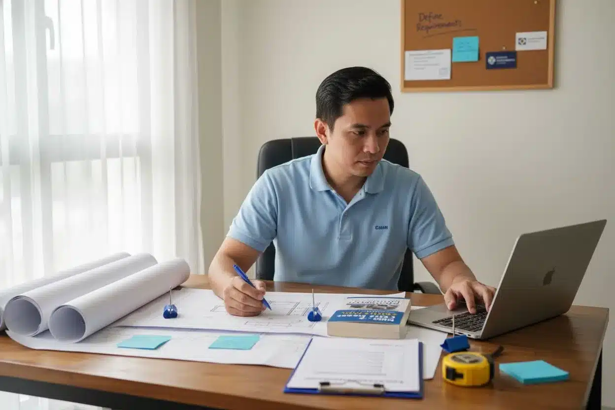 choose contractors, project planning